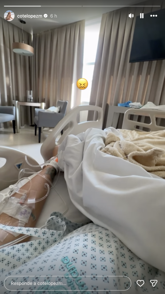 Captura de instagram Coté López